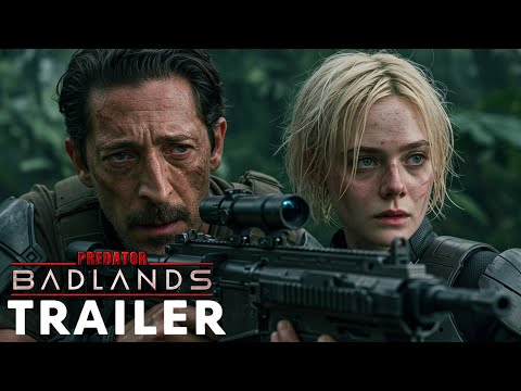 Predator 6: Badlands (2025) - First Trailer |  Elle Fanning, Adrien Brody | Concept