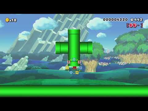 ◆(NSMBM) 1-4 Piranha Hills 2◆ by Aidan - Super Mario Maker - No Commentary 1bq