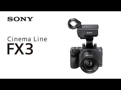 Sony Alpha FX3 Cinema Line Full-frame Camera (Body Only)