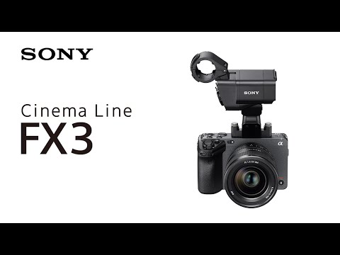 Sony FX3 Full-Frame Cinema Camera Video Production Bundle