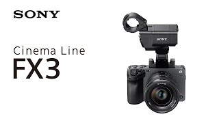 Video 0 of Product Sony FX3 Cinema Line Camera (ILME-FX3)