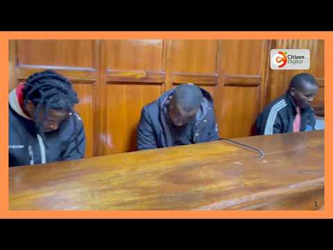 Three men linked to the murder of Dr Victoria Mutiso arraigned at Milimani Courts