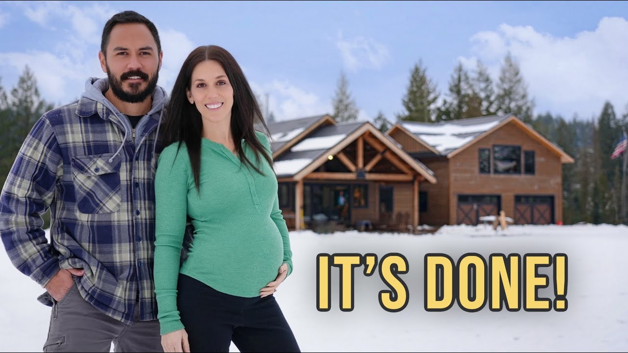 Our Concrete Log Home Is Officially FINISHED! (5 Years of Building On Raw Land)