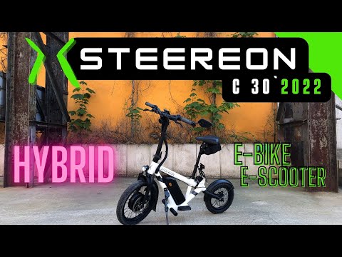 Steereon C30 der Hybrid E Bike E Scooter MIX │TEST