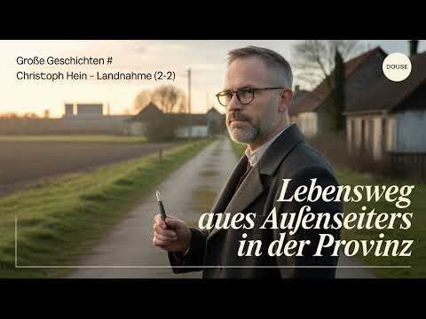 Große Geschichten | Christoph Hein Landnahme (2/2) - Lebensweg eines Außenseiters in der Provinz