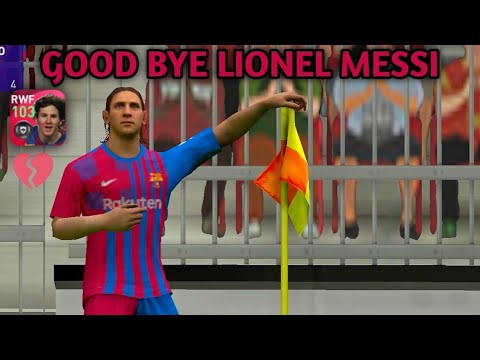 GOODBYE LIONEL MESSI 🥺 THANK YOU FOR EVERYTHING | MESSI LEAVING BARCELONA | PES 2021 MOBILE