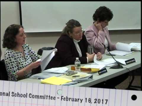 Dover-Sherborn Regional School Committee Meeting of 2/16/2017
