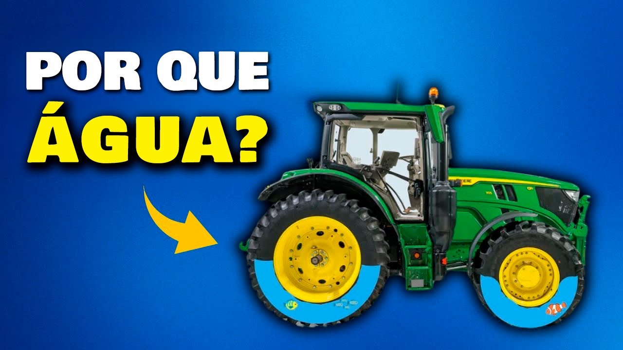 Por Que Os Agricultores ENCHEM As Rodas Dos Tratores Com ÁGUA? (Alguns colocam até SUCO)