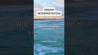 Download lagu When You See Waters In Your Dreams... #dream #dreaminterpretation #shorts #psychology #subscribe mp3