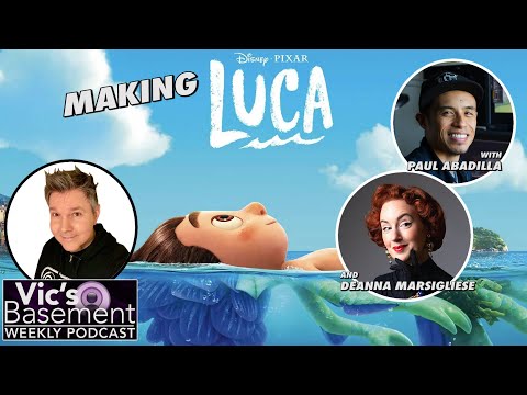 Making LUCA w/ Pixar's Paul Abadilla & Deanna Marsigliese - Vic's Basement - Electric Playground