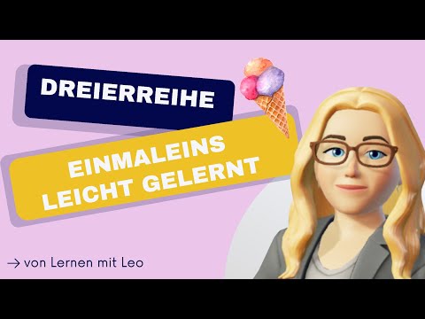 1x3🍡Dreierreihe🍡Einmaleins lernen🍡Klasse 2🍡Grundschule