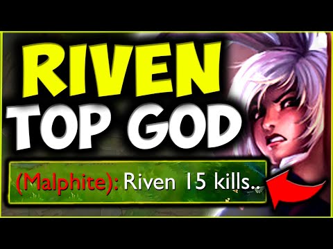 BECOME THE ULTIMATE LANE BULLY WITH RIVEN INTO MALPH! - S10 RIVEN TOP LANE GUIDE - League of Legends