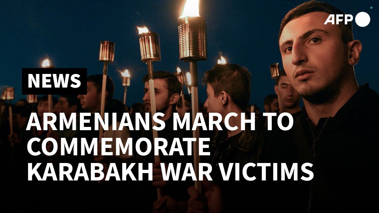Thousands march in Armenia to commemorate Karabakh war victims | AFP