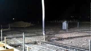 preview picture of video '4:00am on February 19, 2013 Pouring of the Foundation. Upon this Rock I will build my church!!!!!!'