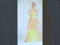Pumpkin Orange Cape Maxi Dresses With Tailored Loose Rope Sleeves Jeyachandran