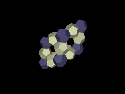 Rhombihedron of Dodecahedra