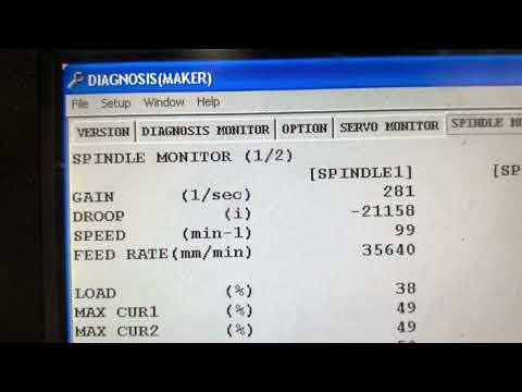 Mazatrol Matrix Nexus: Spindle's encoder diagnostic (TS56903220)