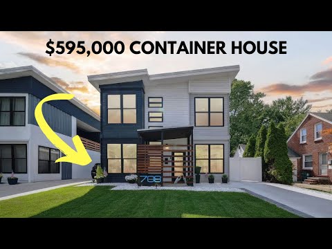 $595,000 SHIPPING CONTAINER 3 BEDROOM HOUSE WITH GARAGE