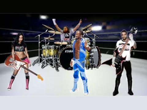 C.M.Punk and friends play Cult of Personality (plus double encore)