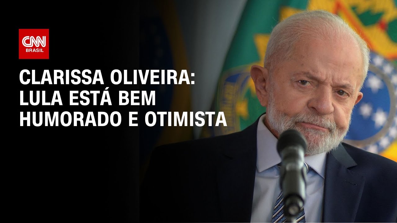 Clarissa Oliveira: Lula está bem humorado e otimista | LIVE CNN