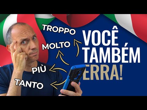 Como Usar 4 Palavras Italianas Essenciais TANTO TROPPO MOLTO PIÙ I Aprender Italiano