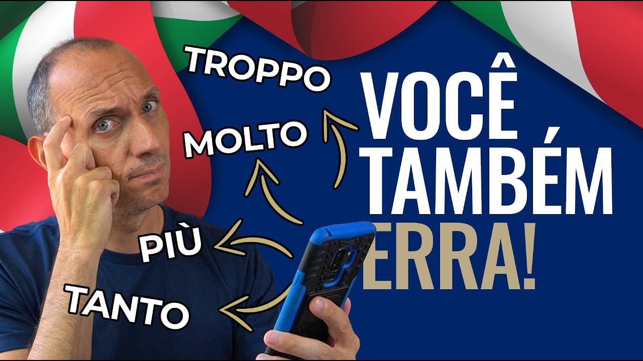 Como Usar 4 Palavras Italianas Essenciais TANTO TROPPO MOLTO PIÙ I Aprender Italiano