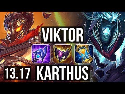 VIKTOR vs KARTHUS (MID) | 11/2/10, 1.1M mastery, Legendary | NA Master | 13.17