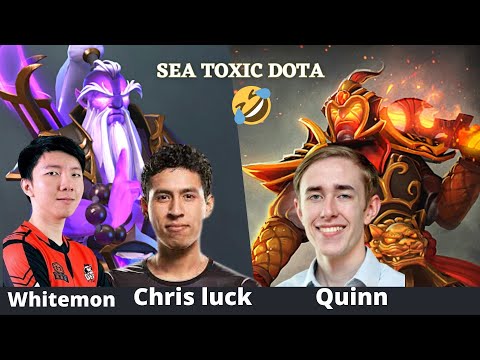 Quinn CCNC vs Chris luck - Whitemon Breaks Chris luck with SEA Toxic Dota Ember vs Void spirit