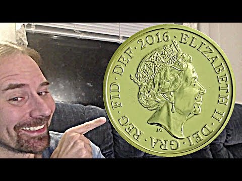 United Kingdom 1 Pound  2016 Last Round Pound Coin