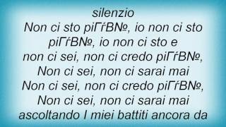 Subsonica - Non Chiedermi Niente Lyrics