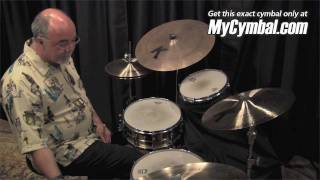 Video thumbnail for Zildjian 22" A Series Swish Knocker Cymbal - Played by Peter Erskine (A0315-1050610F) by Memphis Drum Shop