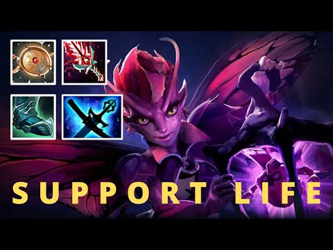 [Dota 2 Dark Willow Highlights] Dark Willow Roaming | Support LIFE | Gameplay