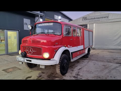MERCEDES BENZ 1113 LAF 4x4 firefighter - FIŠ MACHINERY SLOVENIA