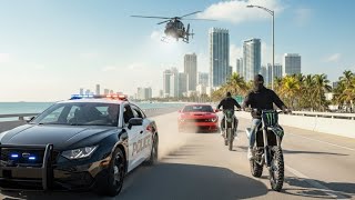 COPS WANTED SMOKE WITH DIRTBIKES