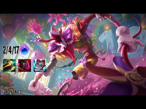 FIDDLESTICKS vs NAUTILUS (SUP) PLATINUM, KDA 2/4/17 | 14.14
