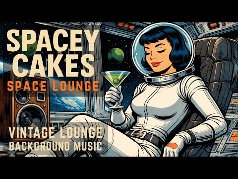 🪐 Spacey Cakes - Space Lounge Bossa Nova | 1960s Space-Age Vintage Lounge Background Music