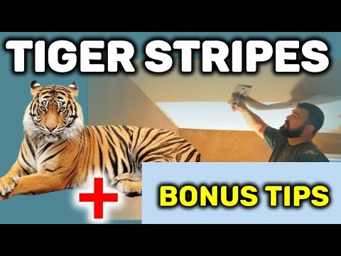 Tiger Stripes in the Plaster + Trowel Techniques for Beginners