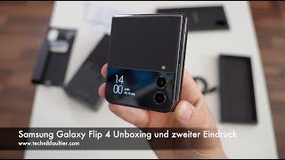 Samsung Galaxy Flip 4 Unboxing und zweiter Eindruck