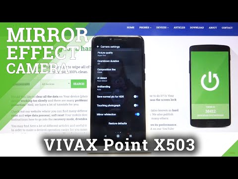 How to Turn Off Camera Mirror Effect in VIVAX Point X503 – Remove Reflection Feature
