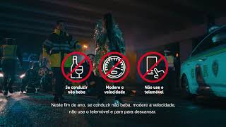 Campanha de Ano Novo ANSR "O seu melhor presente é estar presente"