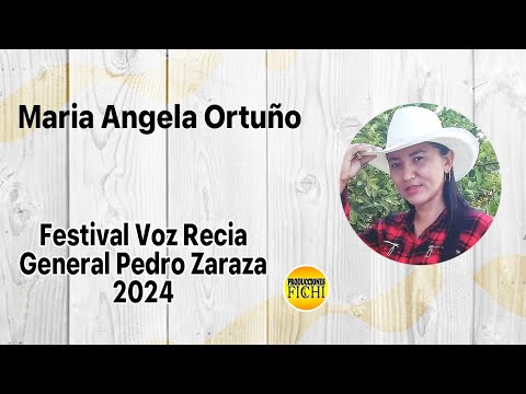 María Ángela Ortuño - Festival Voz Recia General Pedro Zaraza 2024