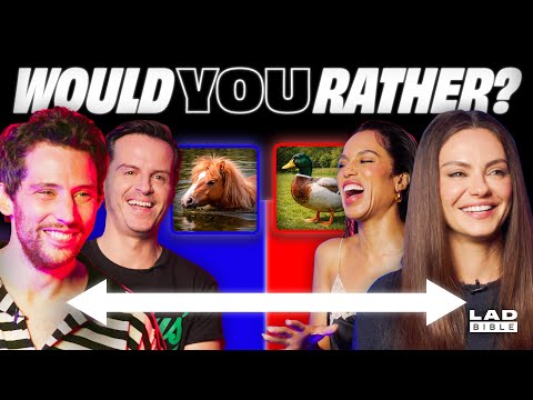 Josh O’Connor, Mila Kunis, Kerry Washington & Andrew Scott Play Would You Rather? | LADbible