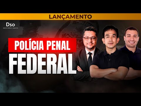 Lançamento: Combo Polícia Penal Federal!