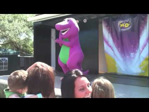 Barney the Dinosaur - M&D's - 19/06/2010 (Part One)