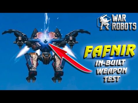 Fafnir in-built weapon test War Robots