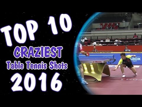 Craziest Table Tennis Shots of 2016!