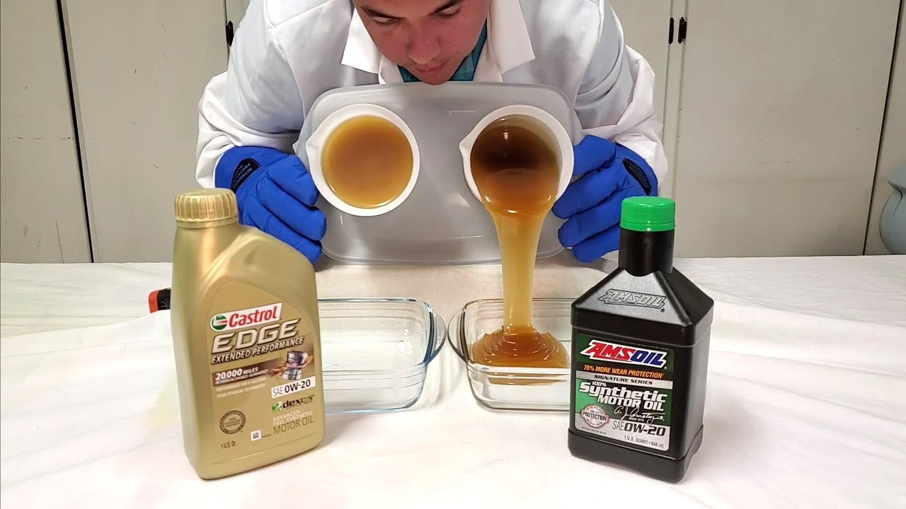 Watch video Castrol Edge Extended Performance vs AMSOIL Cold Flow Challenge Now Castrol Edge Extended Performance vs AMSOIL Cold Flow Challenge