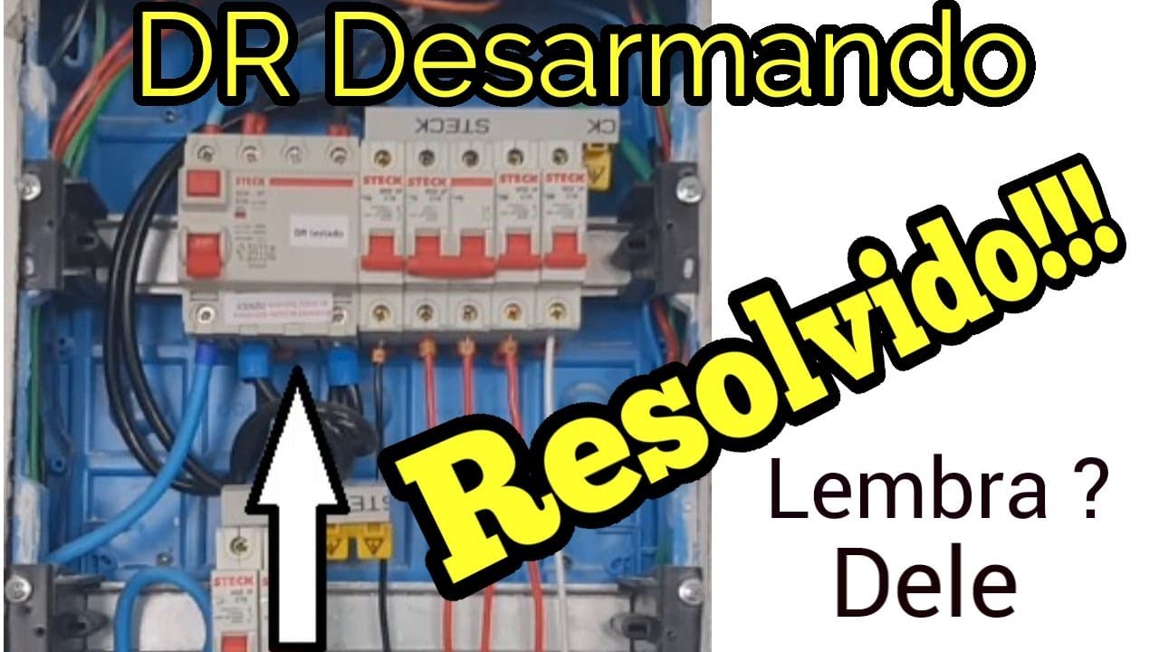 Disjuntor DR desarmando- RESOLVIDO- Adivinha o que era???