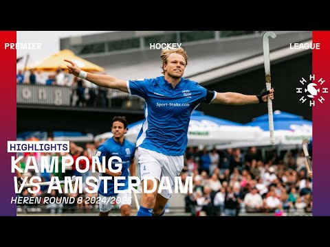 Kampong - Amsterdam 🏑 Tulp Hoofdklasse Heren ‘24/’25 RONDE 8 | Samenvatting