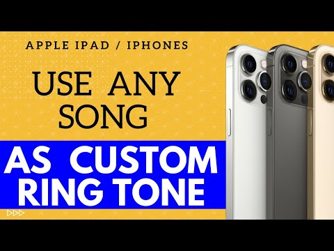 how to add custom ring tones on ipad and iphone